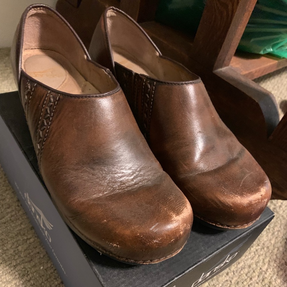 Brown Dansko clogs size 40